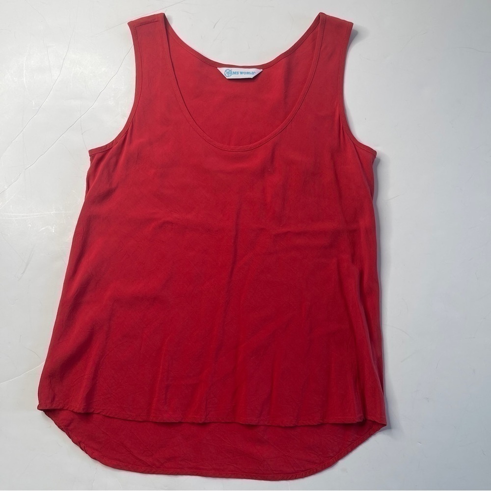Jams World Red Tank Top Extra Small